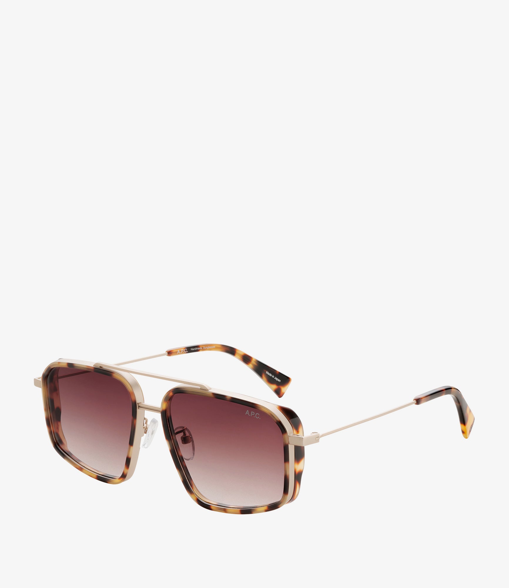 A.P.C. ブラウン Moe サングラス Moe sunglasses | Acetate and metal | A.P.C. Accessories