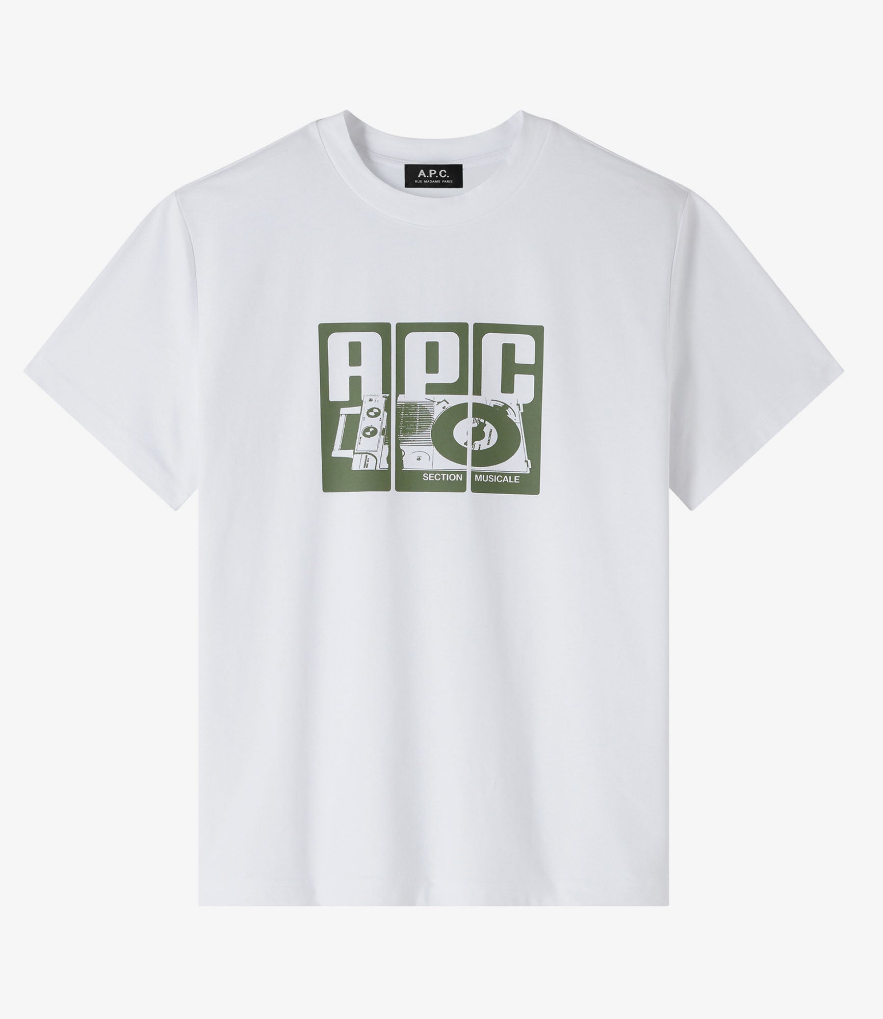 Platine T-shirt | Basic organic jersey | A.P.C. Ready-to-Wear