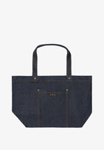 Thais tote bag | Horizontal tote bag in indigo denim. | A.P.C. 
