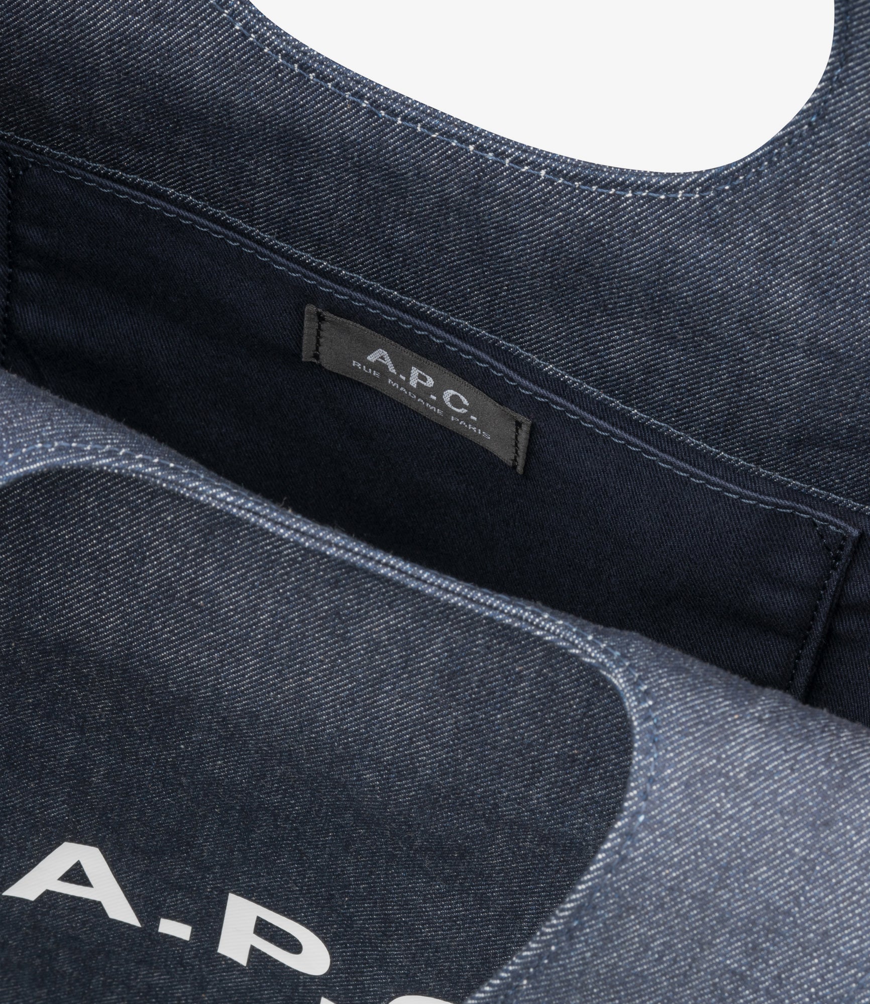 Ninon Small tote bag | Denim | A.P.C. Accessories Ninon Small tote bag | Denim | A.P.C. Accessories
