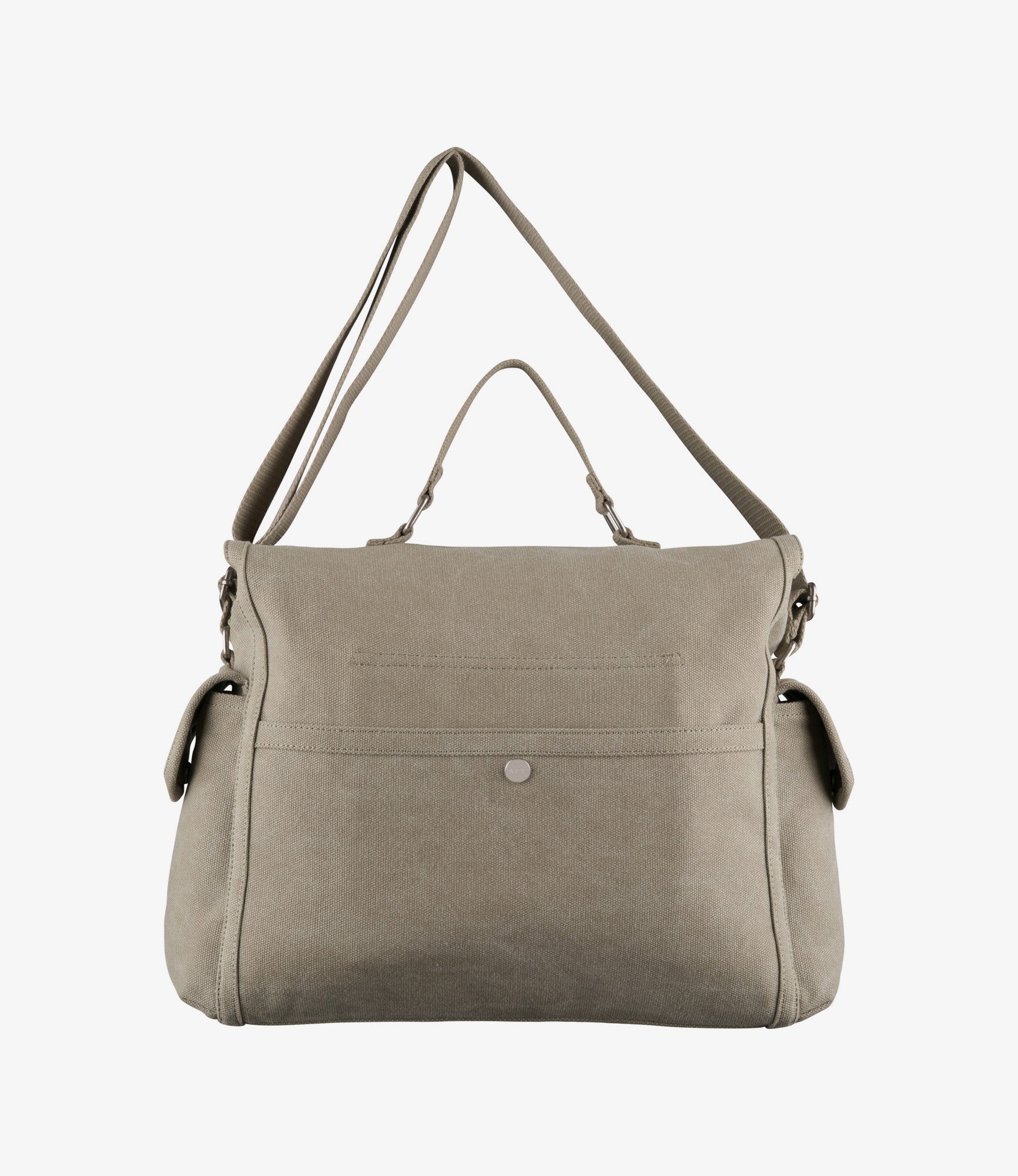Recuperation satchel | Stonewashed raw cotton canvas