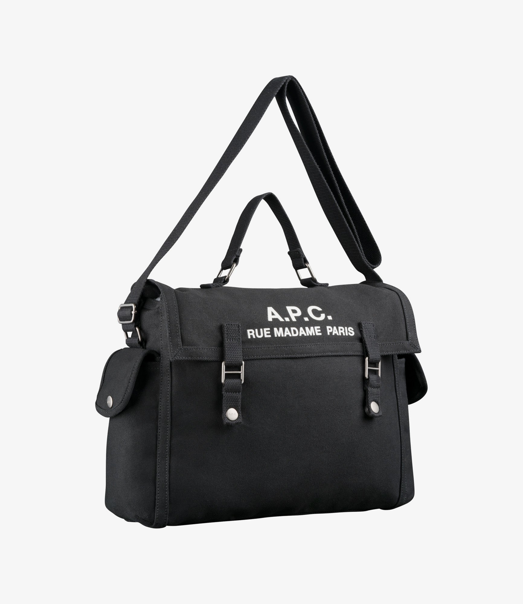 Recuperation satchel | Stonewashed raw cotton canvas Recuperation satchel | Stonewashed raw cotton canvas