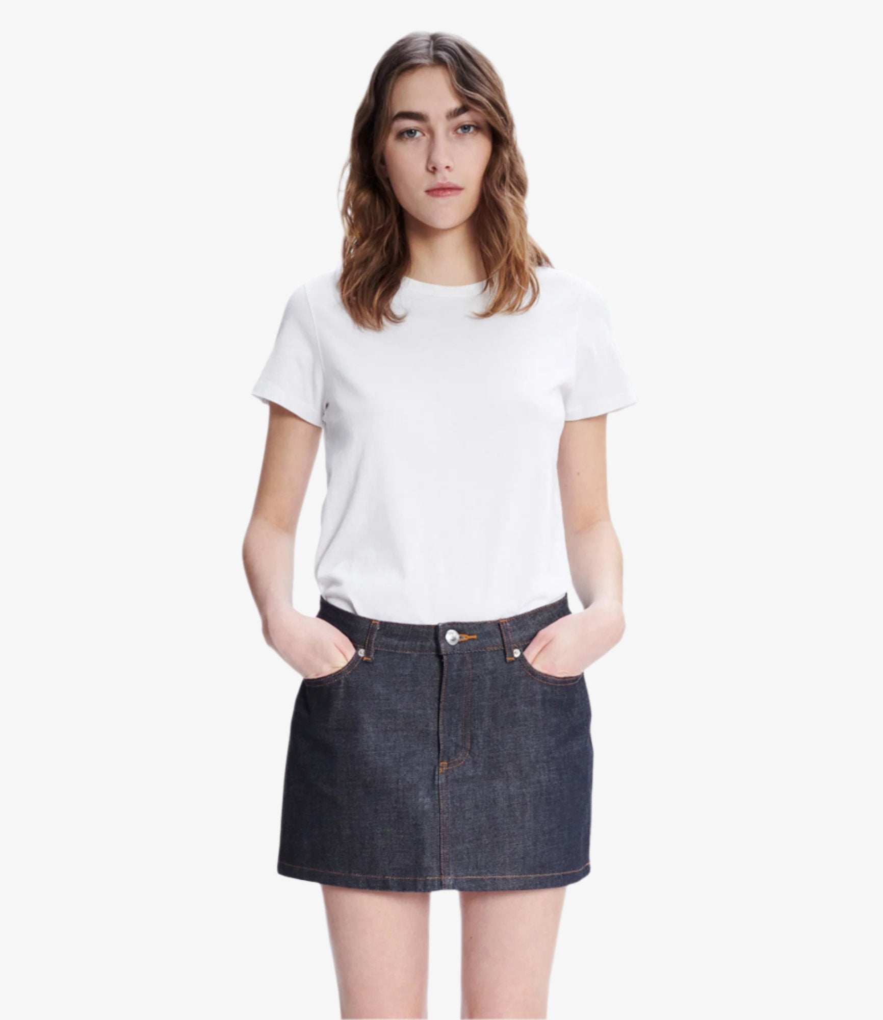 スカート A.P.C. SS25 (COGZV F06423 AAB) スカート A.P.C. SS25 (COGZV F06423 AAB) Standard skirt | Raw