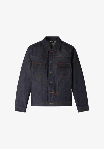 Veste jean work | Japanese Indigo Raw Denim | A.P.C. Ready-to-Wear Veste jean work | Japanese Indigo Raw Denim | A.P.C. Ready-to-Wear