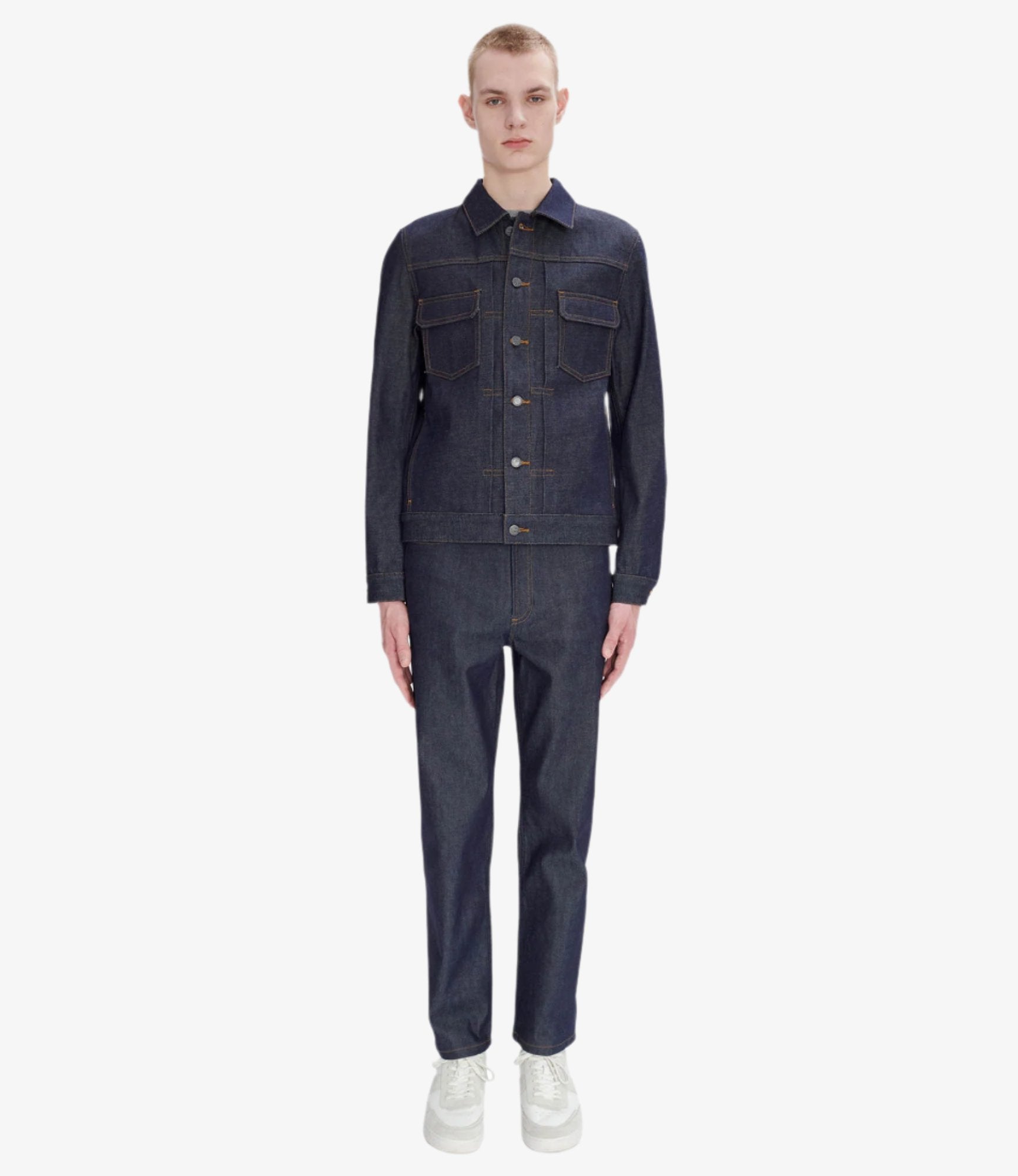 Veste jean work | Japanese Indigo Raw Denim | A.P.C. Ready-to-Wear