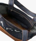 Axel Small tote bag | Japanese Denim + Leather | A.P.C. Accessories