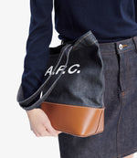 Axel Small tote bag | Japanese Denim + Leather | A.P.C. Accessories