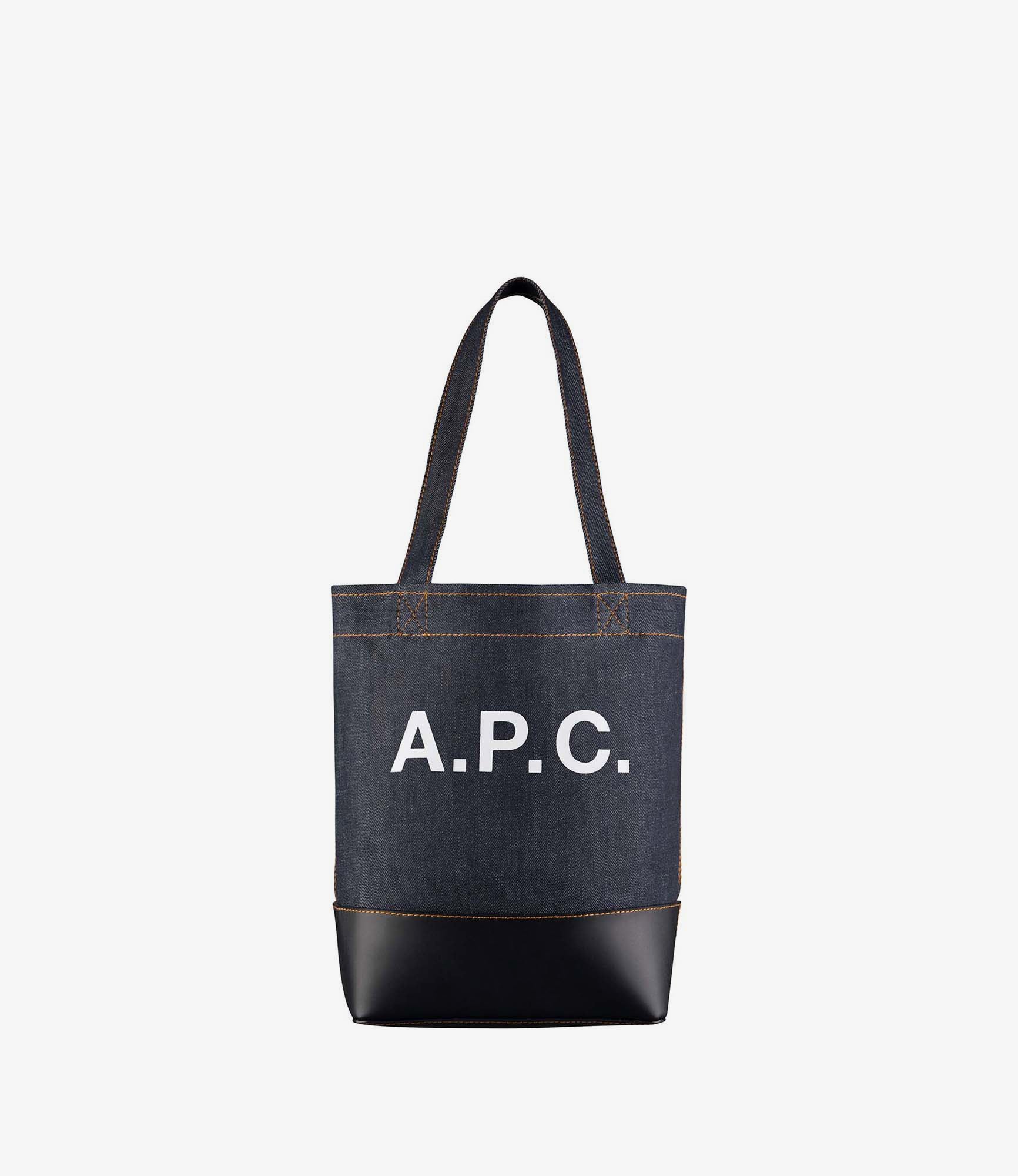 Axel Small tote bag | Japanese Denim + Leather | A.P.C.