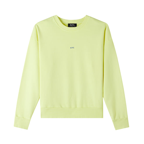Annie Fluo sweatshirt - DAM - Fluorescent yellow