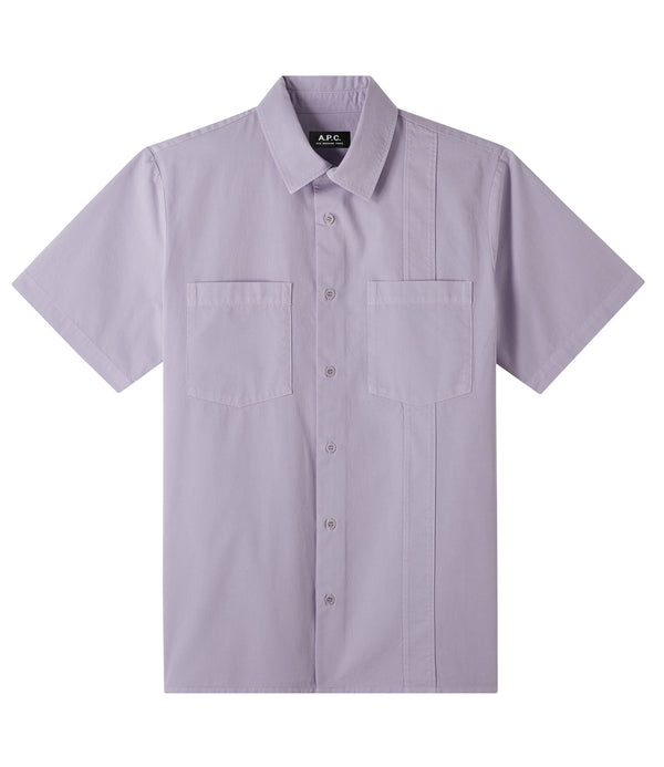 Hunt short-sleeve shirt - HAD - Lilac