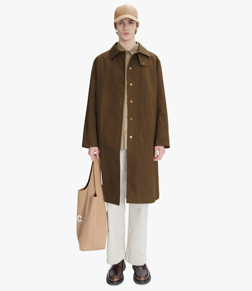 ジャケット・アウター UNITED ARROWS & SONS DAPPER RANCH COAT line-of-trade-waxed-ranch-