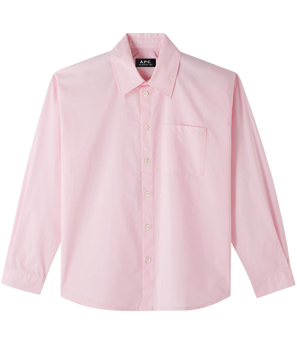 Logo Boyfriend shirt - FAA - Pink
