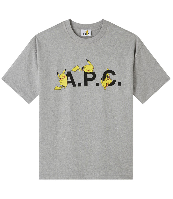 Pokémon Pikachu T-shirt - PLB - Heather pale gray