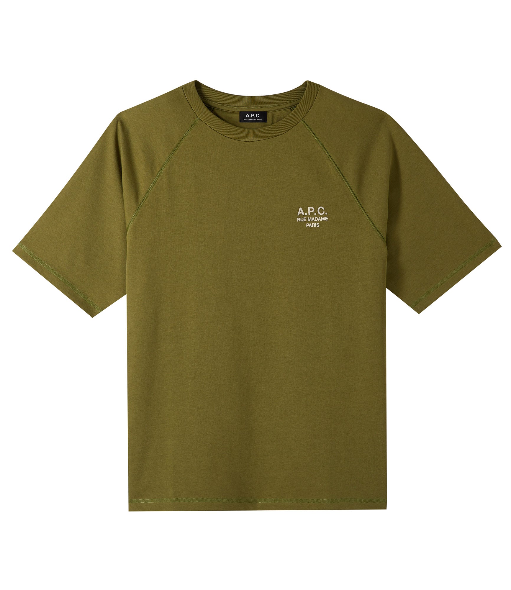 Tシャツ・カットソー A.P.C. Men T-shirt Green COHBUM26388 TJK アーペーセー A.P.C. Tシャツ カットソー ポケモン グリーン