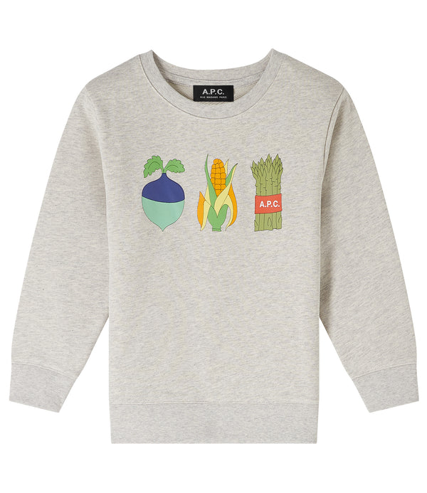 Happy sweatshirt - PAA - Heather ecru