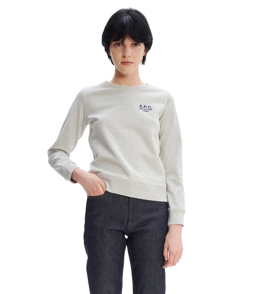 限定★レディースA.P.C. Skye Sweatshirt Navy Blue A.P.C. アーペーセー Skye スウェットシャツ｜BORN FREE ONLINE SHOP