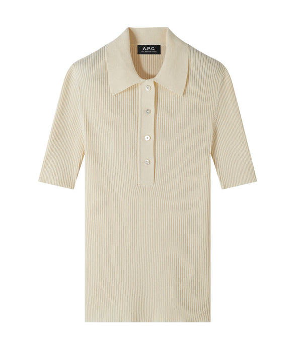 Danae polo shirt - AAD - Ecru