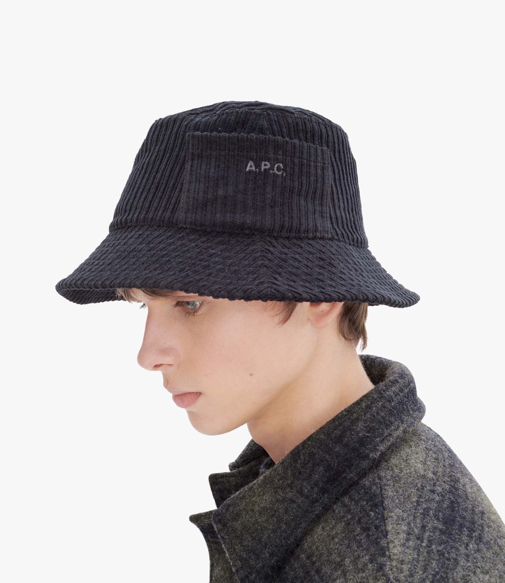 Thais bucket hat | Dyed irregular corduroy | A.P.C. Accessories