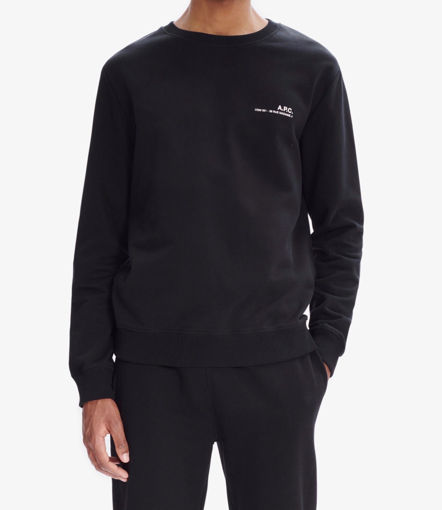 Item sweatshirt - Organic fleece | A.P.C. Ready-to-wear