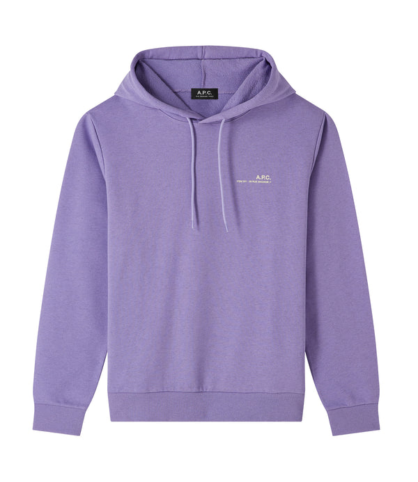 Item H Overdye hoodie - PIQ - Heather violet