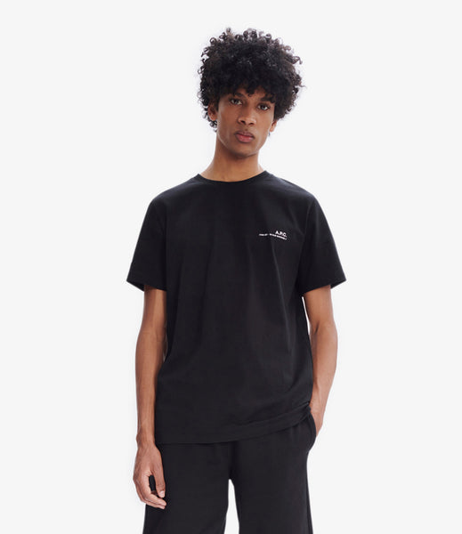 Tシャツ・カットソー A.P.C. Men T-shirt Black COHBUM26388 TZC A.P.C. Rue Madame Tee - Black – Kith