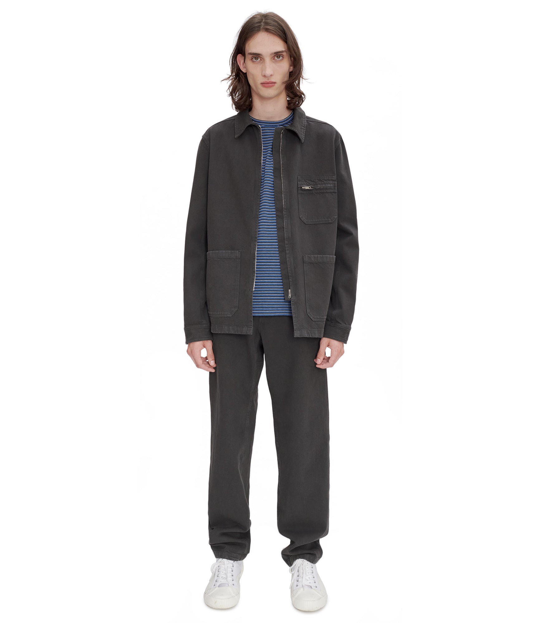 A.P.C. Connor cotton shirt jacket - Green