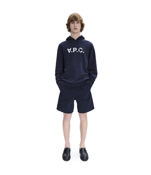 A.P.C｜SWEATSHIRTS (VPC Sweatshirt (COFAX H27378 IAK)) A.P.C. VPC Men's Sweatshirt Blue COFAX-H27378-IAB | FOOTDISTRICT