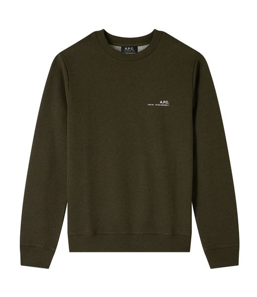 Item H sweatshirt | Item logo heathered fleece | A.P.C.