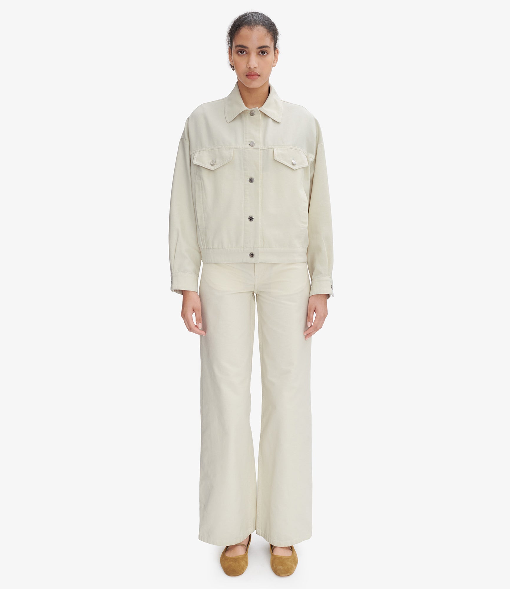 A.P.C. アーペーセー 'Cally' jacket ジャケット ホワイト Cally jacket | Canvas | A.P.C. Ready-to-Wear