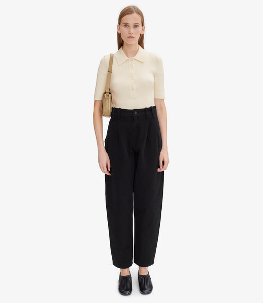 Willow Pants - ペインターパンツ コットンリネン size 00 Willow Pants / P-014 - Jogger Pants (Beige)