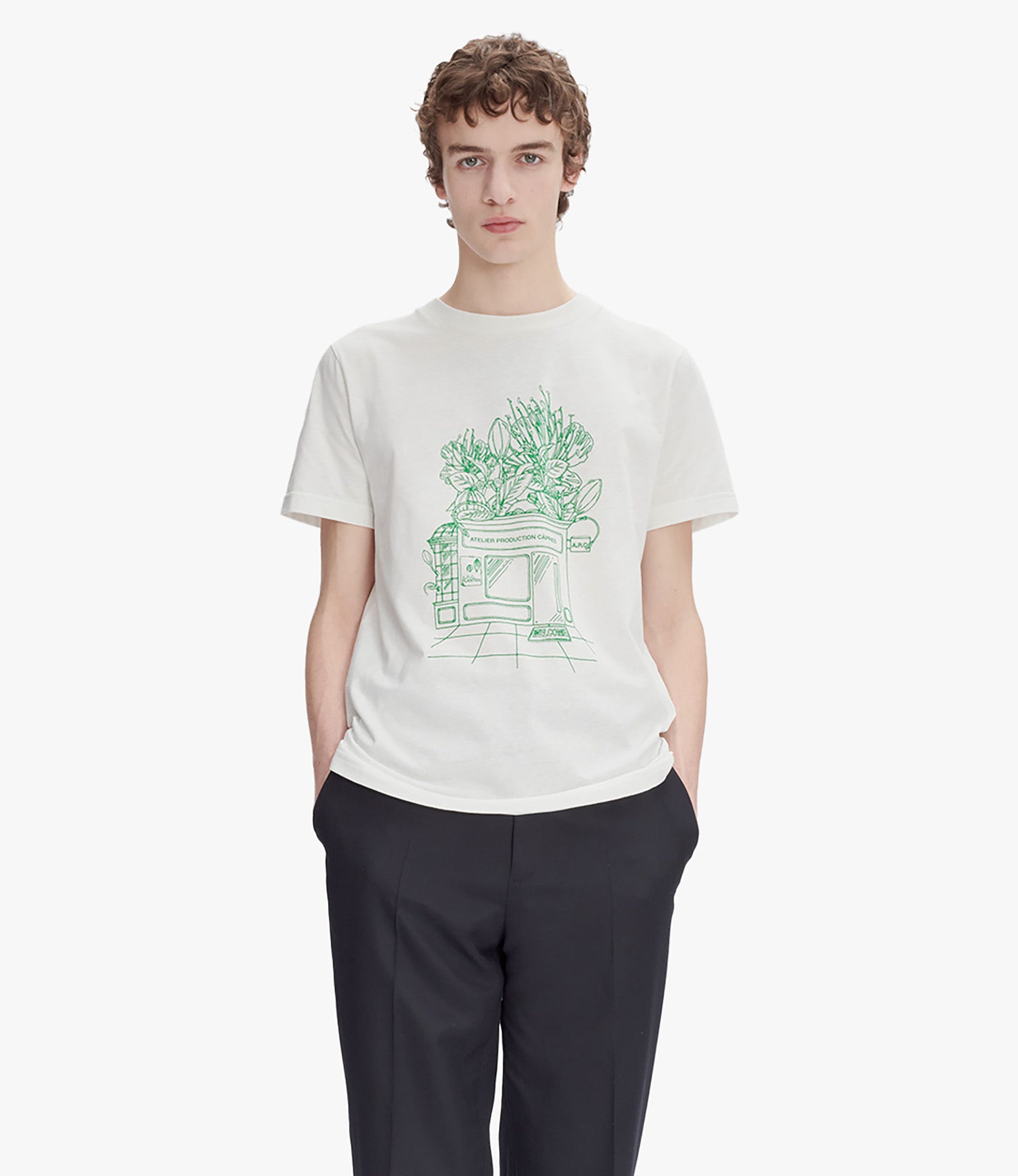 A.P.C. Men's T-Shirts & Polos | Short & Long Sleeves | Ready