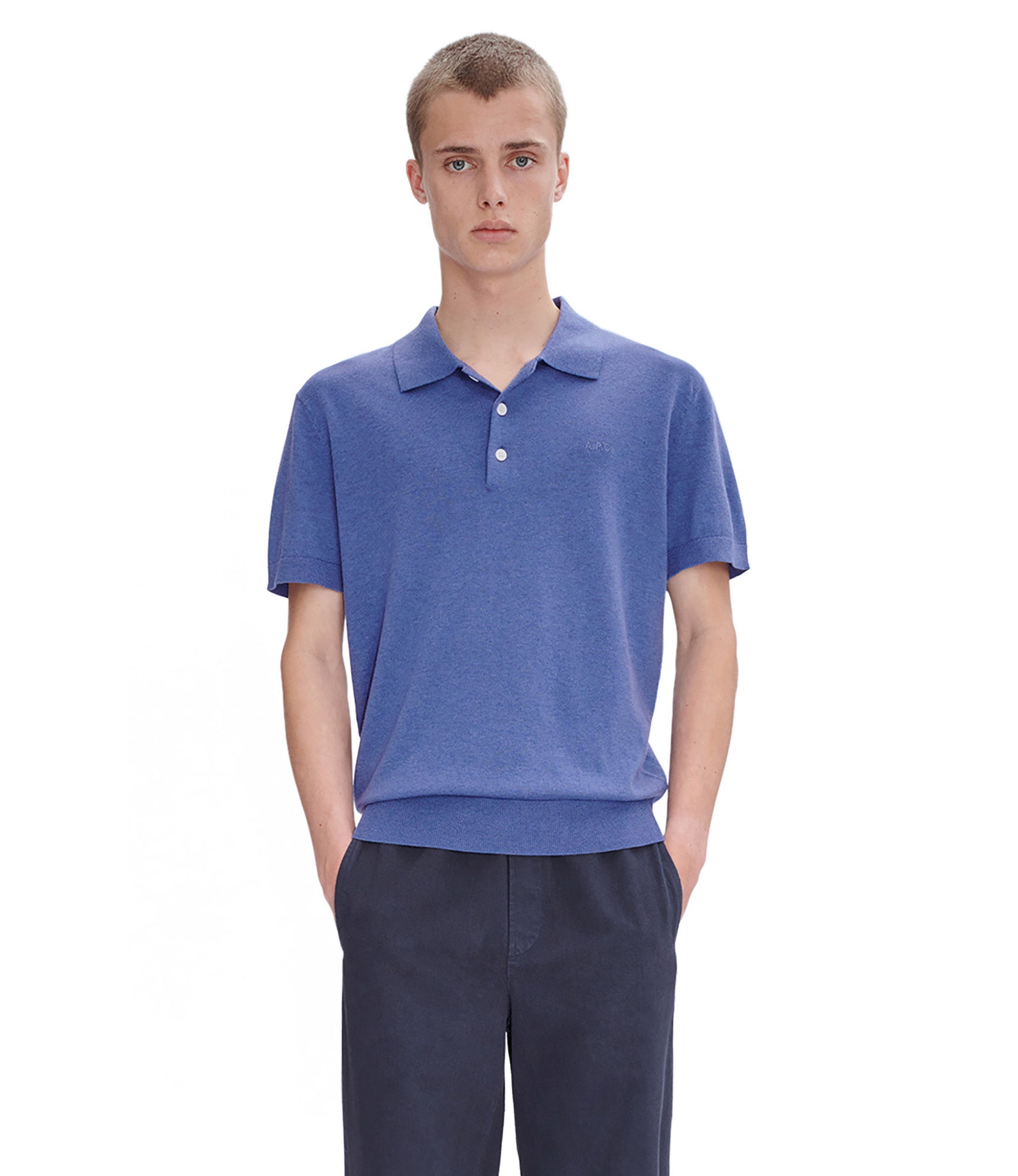 Gregory polo shirt | Cotton-cashmere blend | A.P.C. Ready to