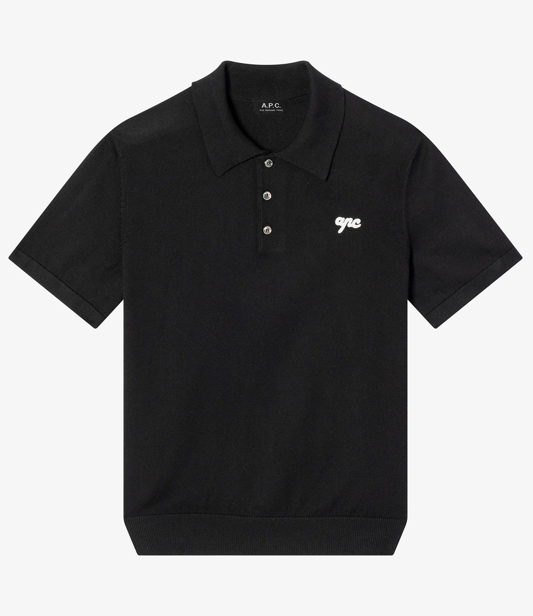 A.P.C|SHORT-SLEEVED PIQUE/COLLAR (Agustino Polo Shirt ( Gregorio polo shirt | Egyptian cotton | A.P.C. Ready-to-Wear