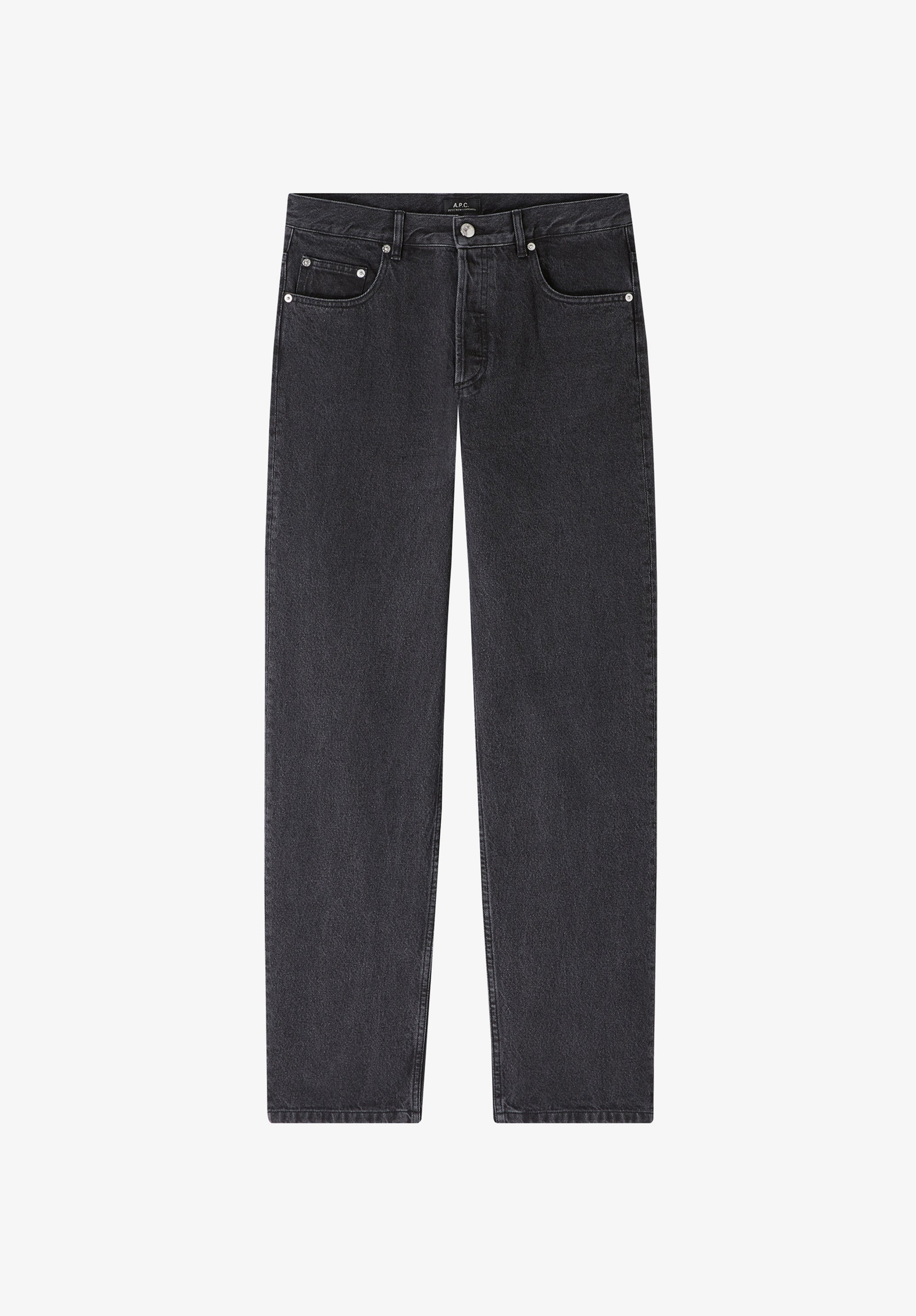 Fairfax jeans | Black stonewashed recycled denim | A.P.C. Ready-to