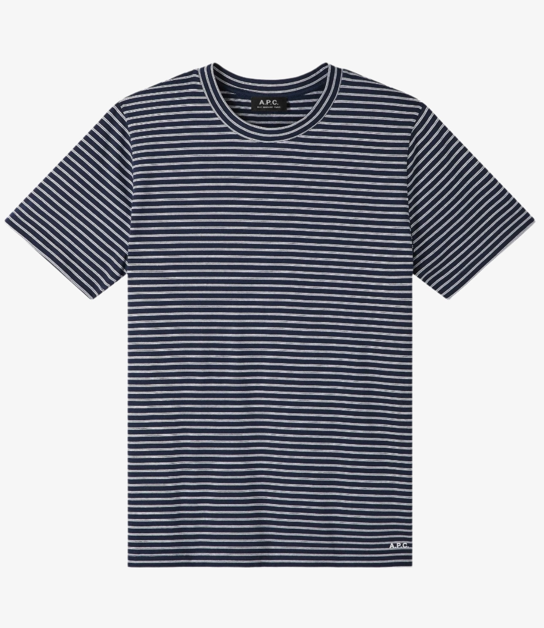 Aymeric T-shirt | Organic cotton T-shirt with thin stripes