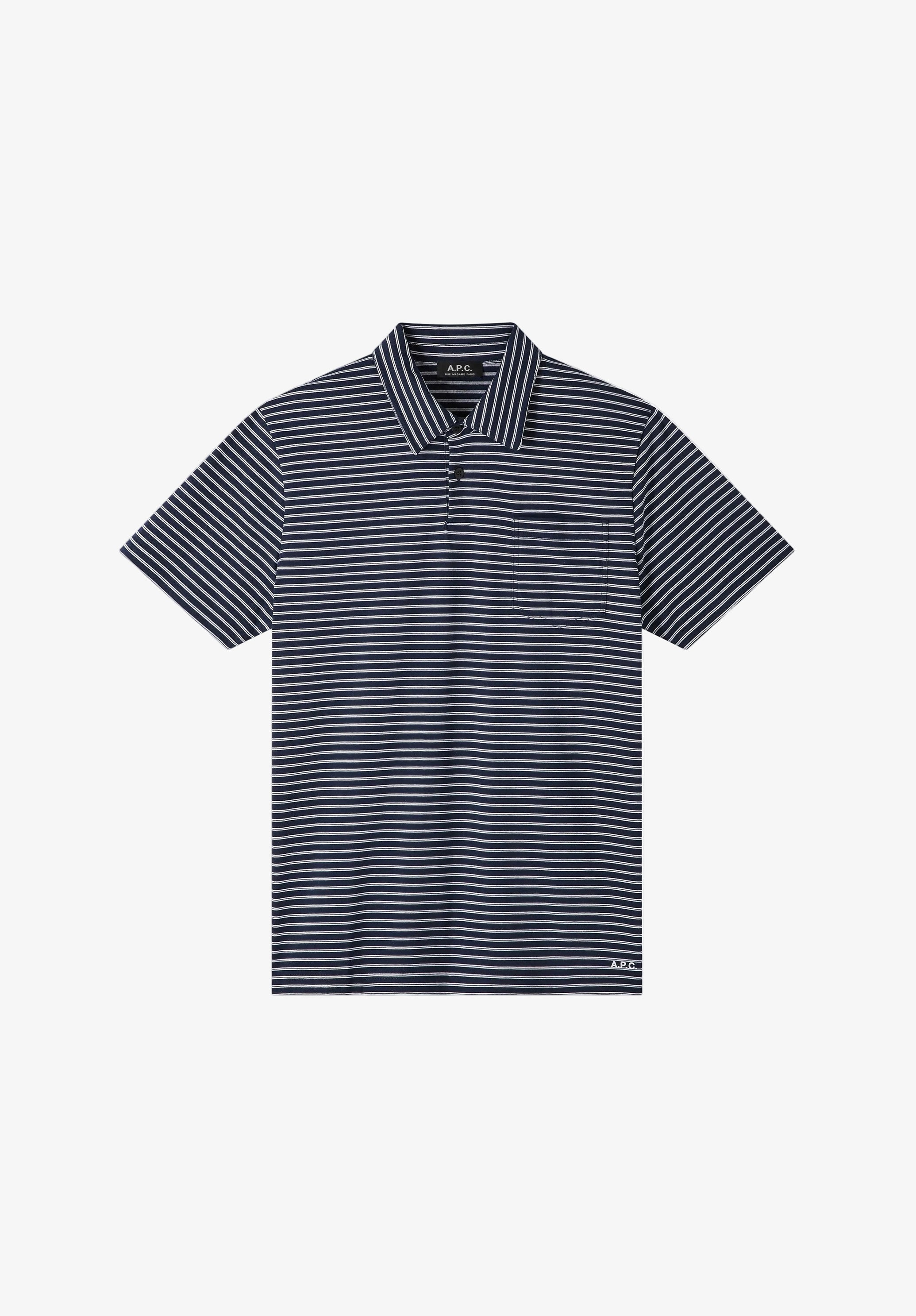 Pablo polo shirt | Cotton polo shirt in thick organic cotton with
