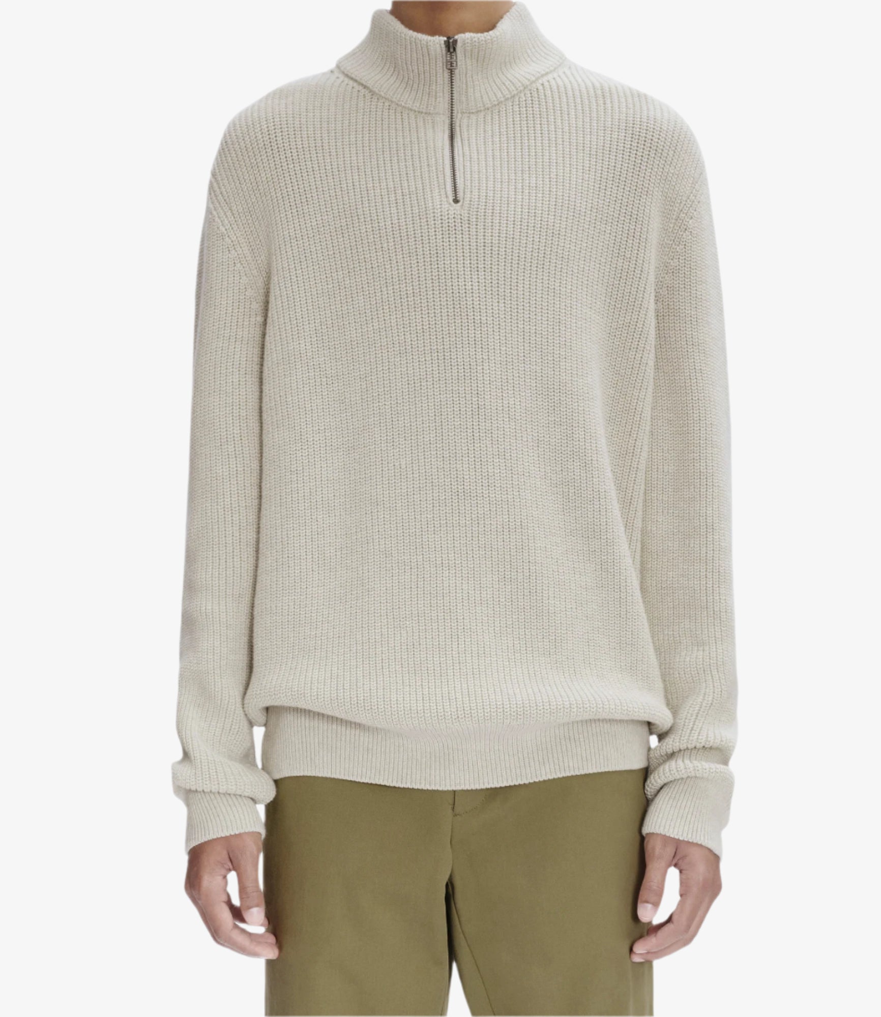 Alex sweater | Sweater with trucker-style neckline in