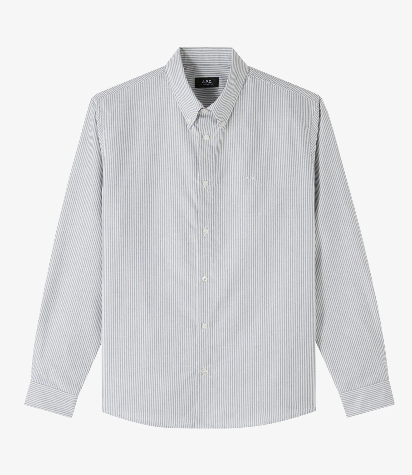 Tシャツ・カットソー A.P.C. SS25 Light blue oxford Greg shirt (COECKH12499 IAB) Light blue oxford Greg shirt – G&B