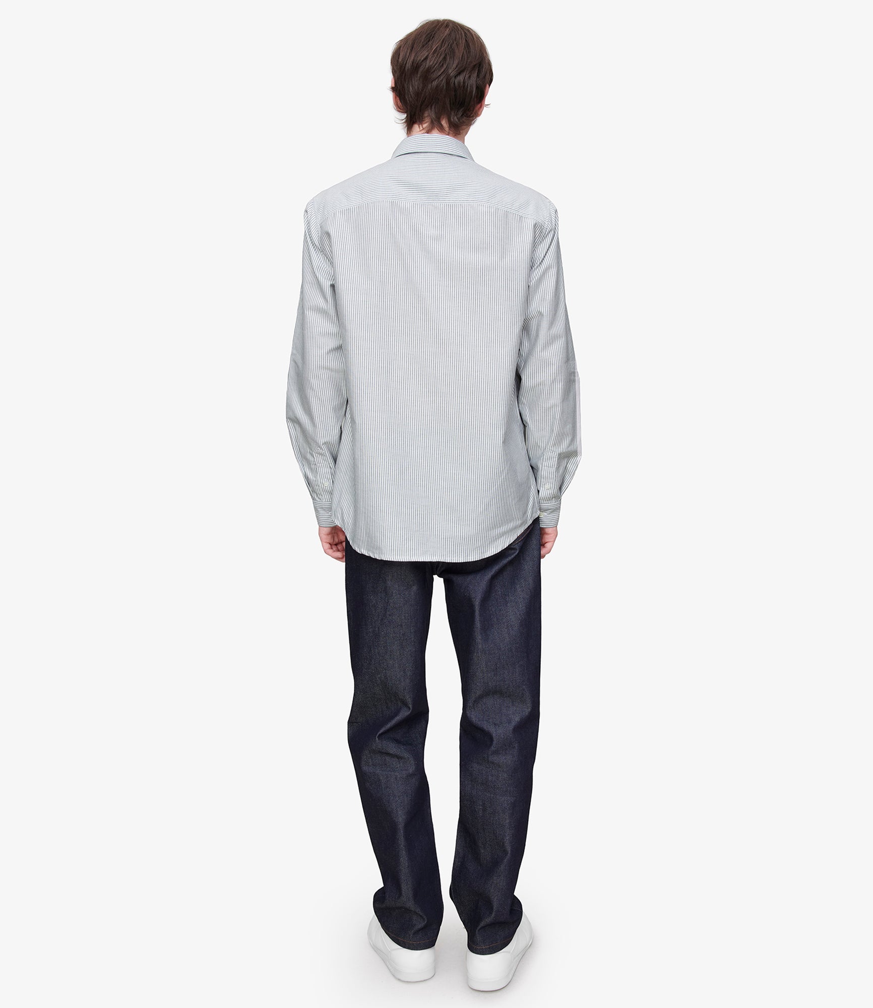 Greg Logo shirt | Striped organic Oxford cloth | A.P.C.