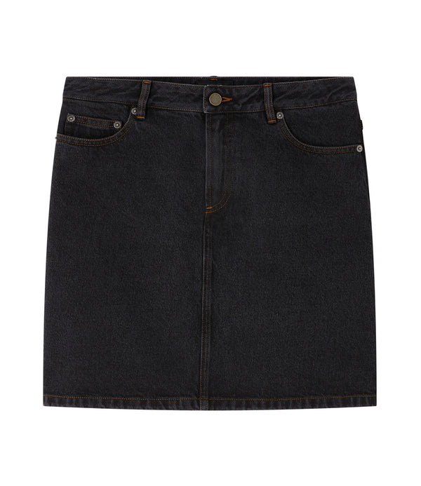 Standard skirt - LZE - Stonewashed black