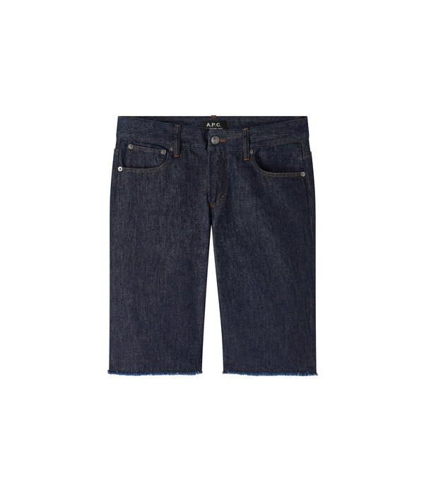 Kathleen Bermuda shorts - IAL - Stonewashed indigo