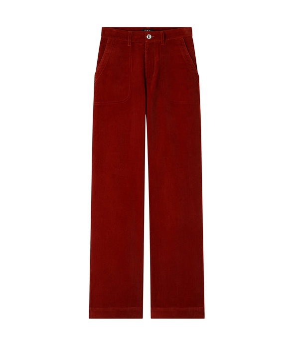 Seaside jeans - EAF - Brick red