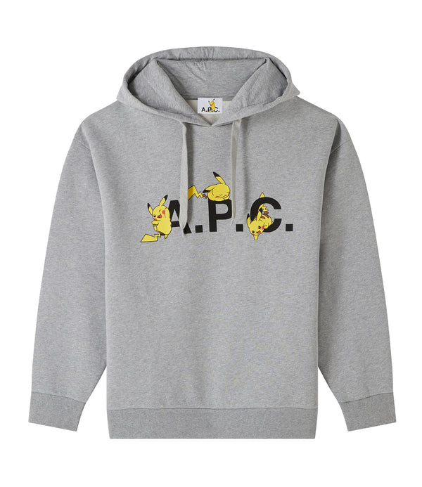Pokémon Pikachu hoodie - PLB - Heather pale gray