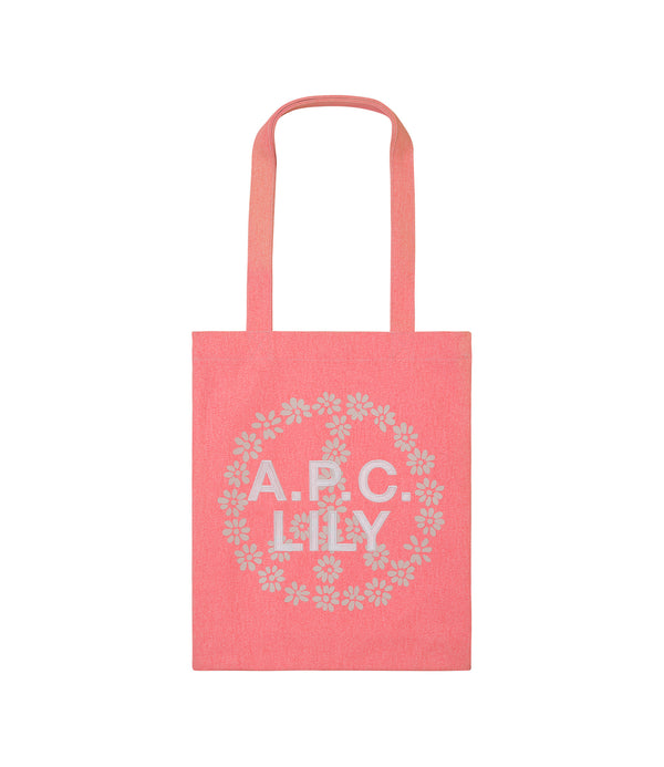 Lily tote bag - FAM - Fluorescent pink