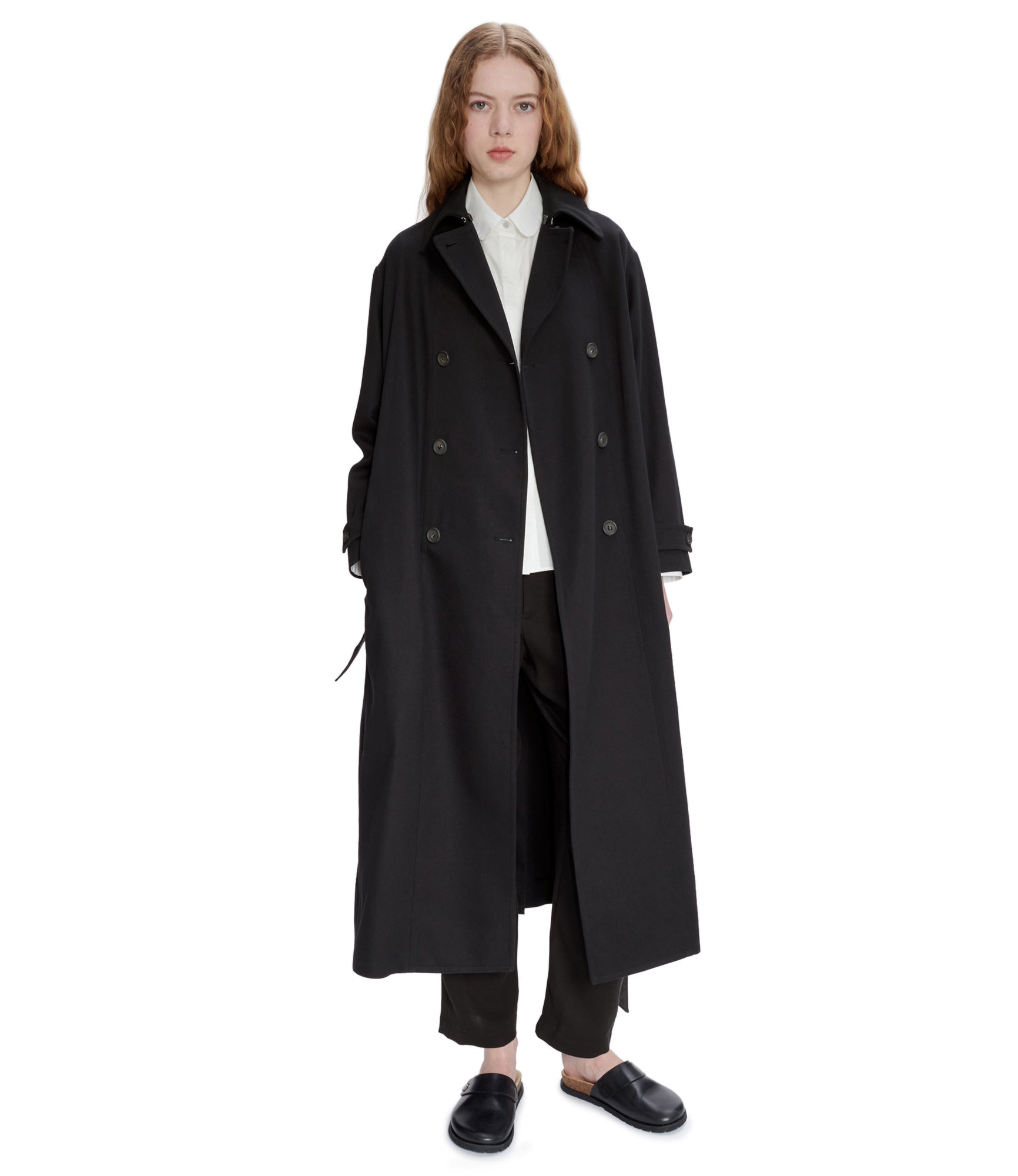 Louise trench coat | Water-repellent cotton-wool blend