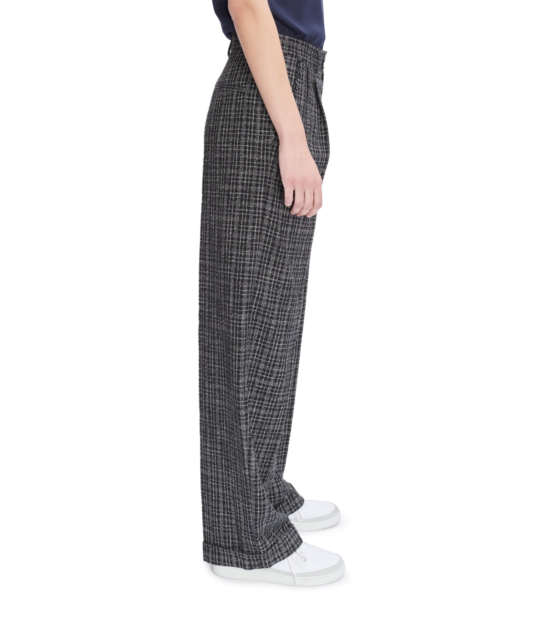 Melissa pants | Tweed blend in mini tartan | A.P.C. Ready to
