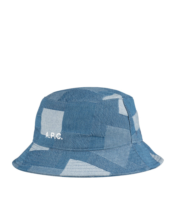 Mark bucket hat - IAL - Stonewashed indigo