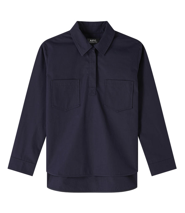 Chelsea blouse - IAK - Dark navy blue