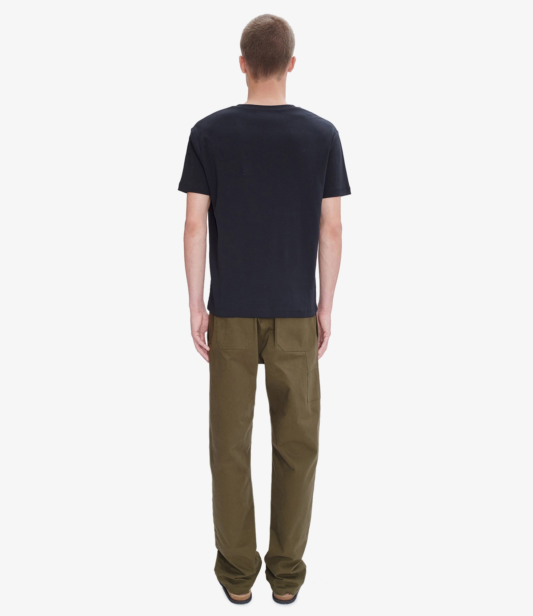 Lewis T-shirt | Plain-colour ribbed organic jersey | A.P.C.