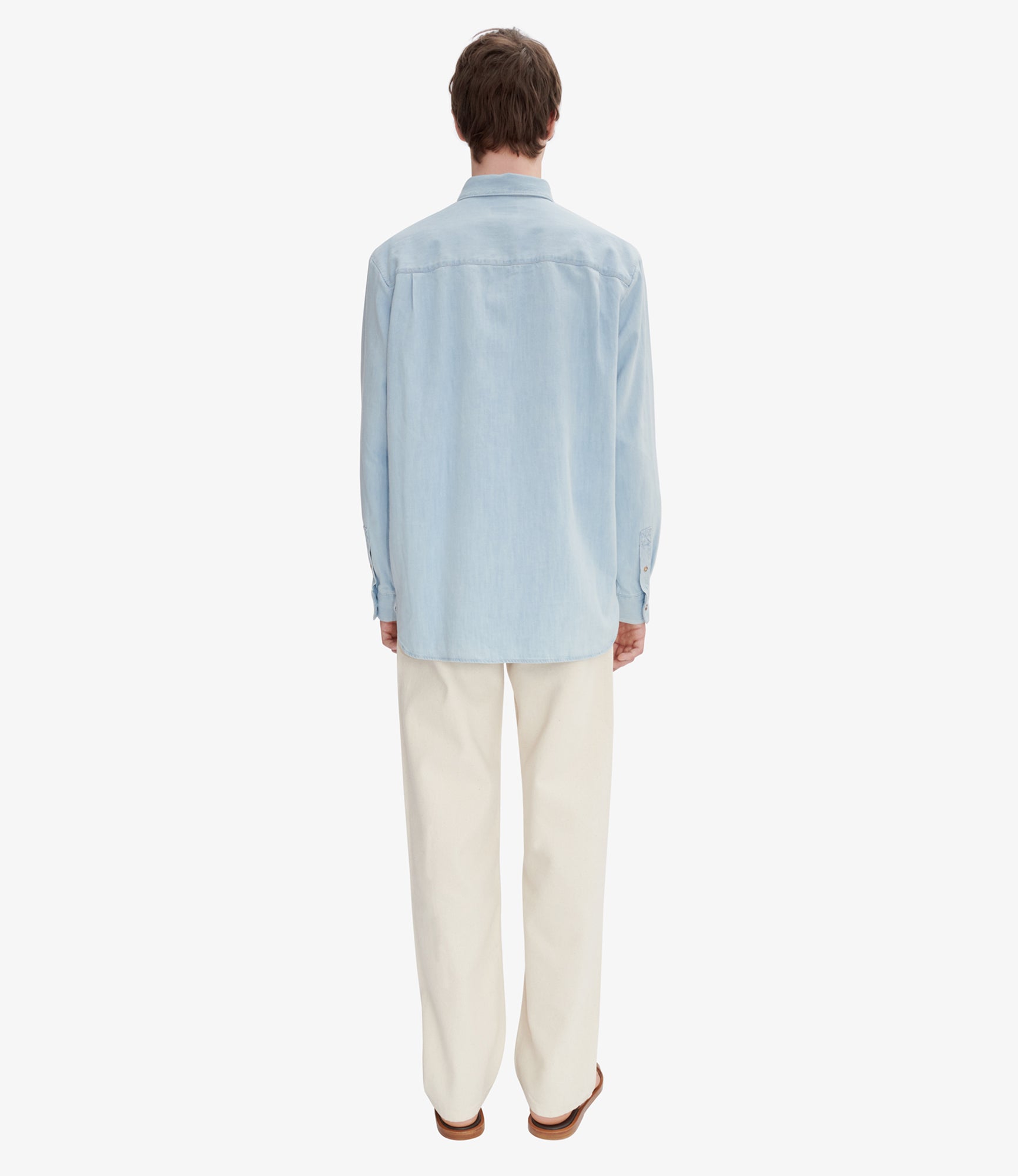 Mathias shirt | Lightweight organic stonewashed denim